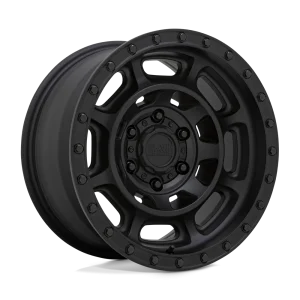 Black Rhino – CONVOY – Black – 17″x8.5″ -10mm – All weather Wheels – 1785CNV-06140M12